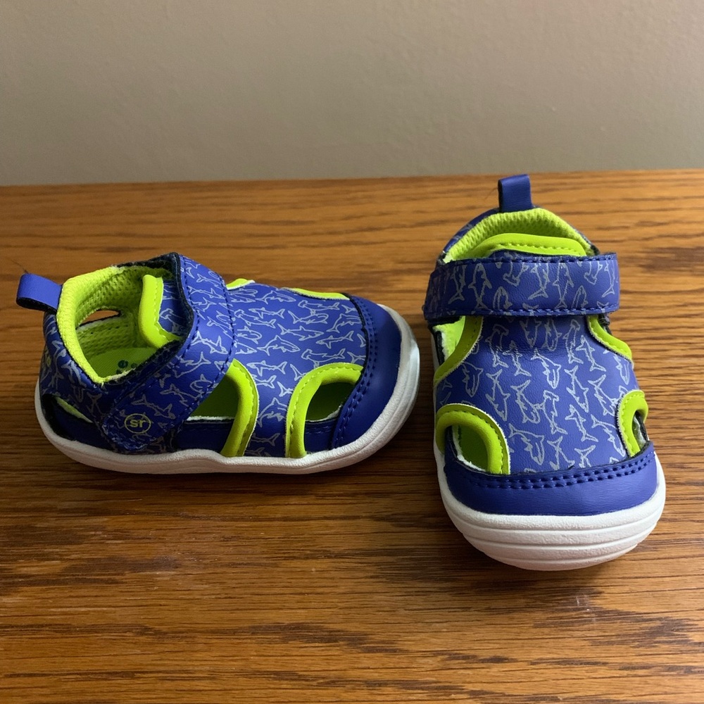 Stride Rite Blue and Green Sandals